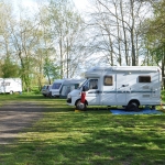 Caravan site pitches