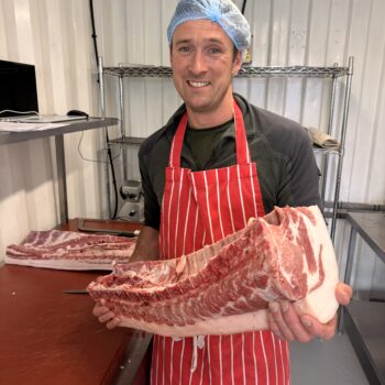 Homereared free range pork